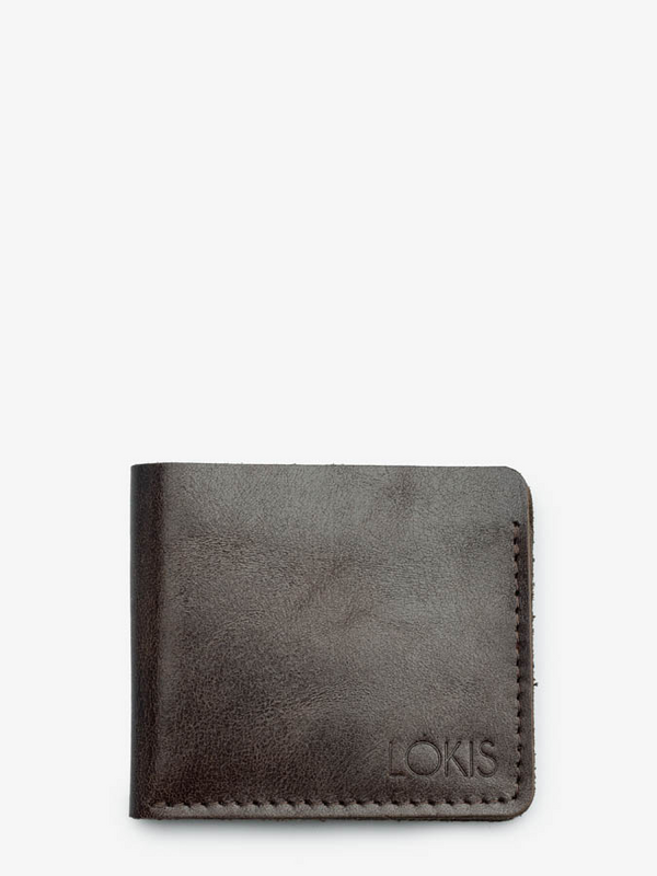 Темно-коричневый бумажник