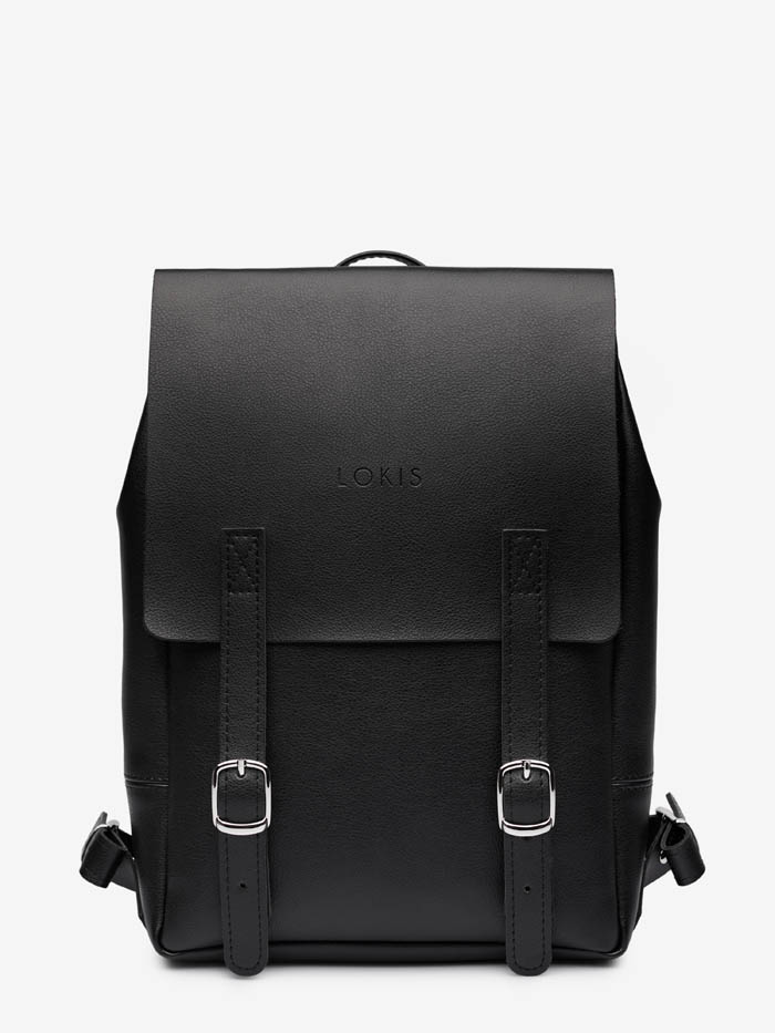Черный текстурный рюкзак