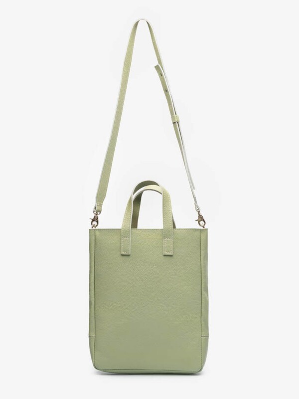 сумка шоппер зеленого цвета