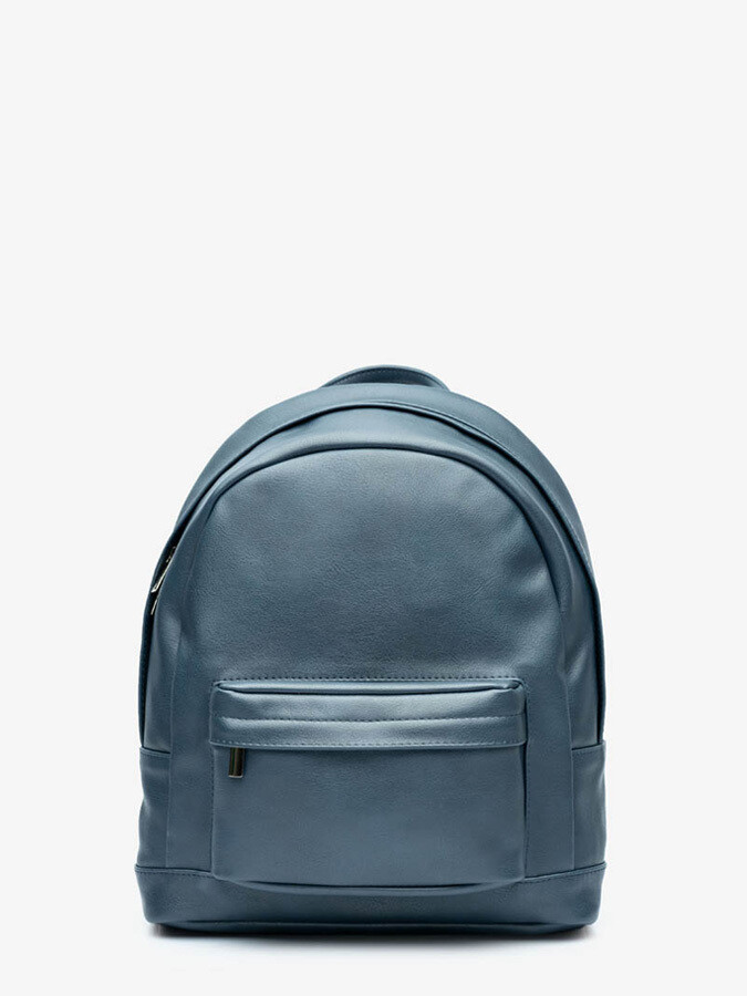 рюкзак закругленный темно-синий M эко