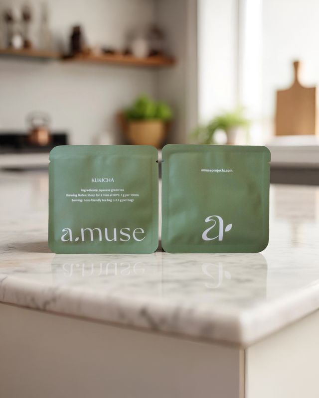 Kukicha 80 Tea Bag Sachets (Individually Wrapped)