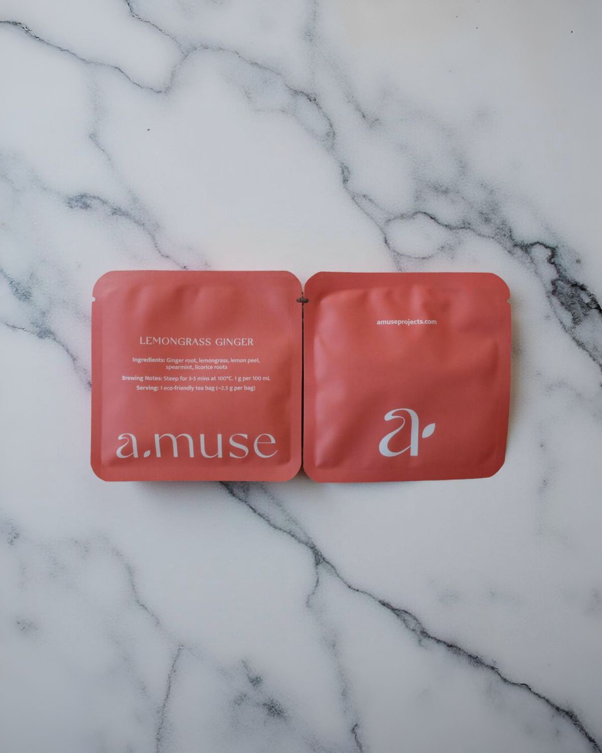 Lemongrass Ginger 80 Tea Bag Sachets (Individually Wrapped)