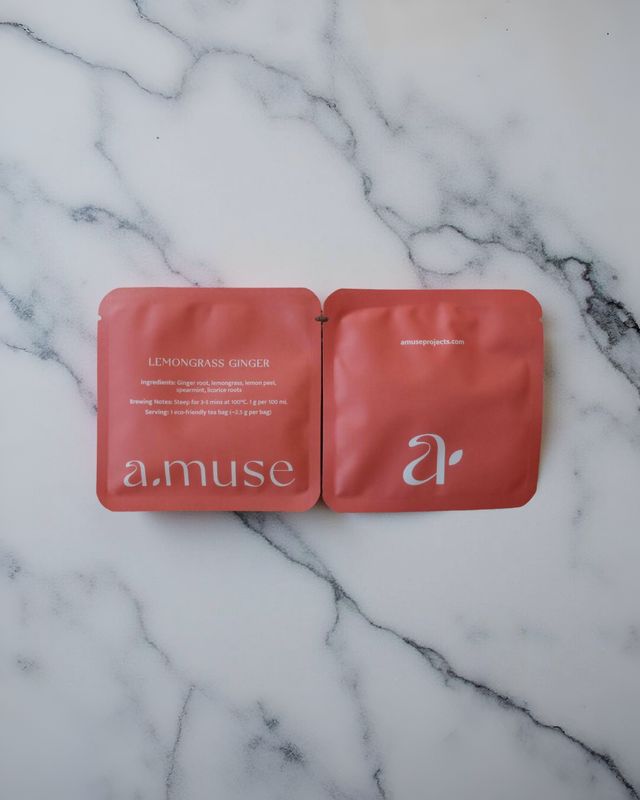 Lemongrass Ginger 80 Tea Bag Sachets (Individually Wrapped)