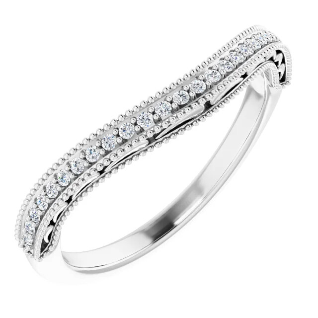 1/8 CTW Vintage-Inspired Wedding Band