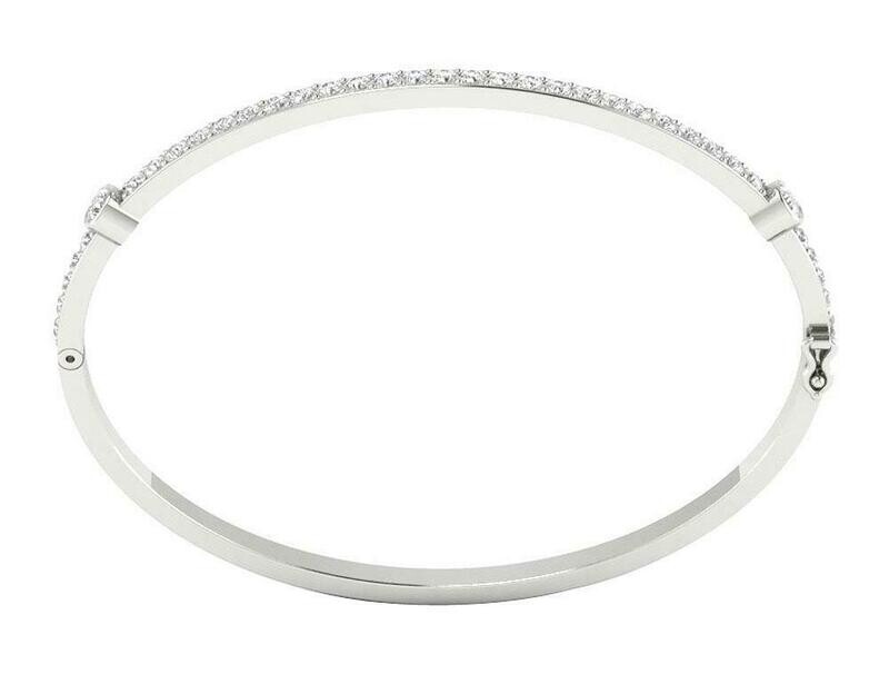 1.45 CTW Diamond Bangle Bracelet 1.45 CTW Diamond Bangle Bracelet
