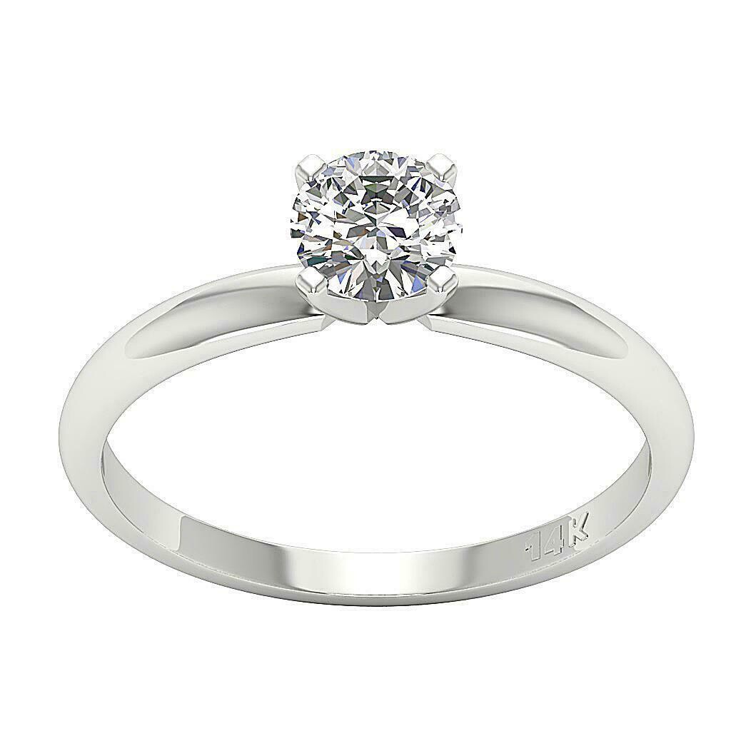 0.45 CT Solitaire Engagement Ring