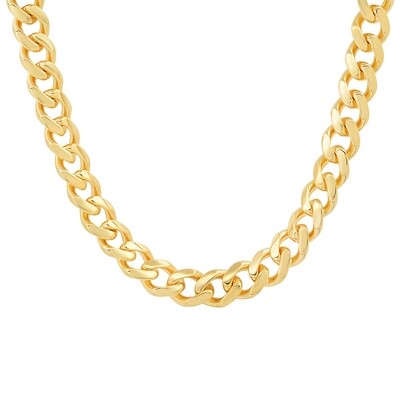 5 mm Gold Plated 18" Curb Chain