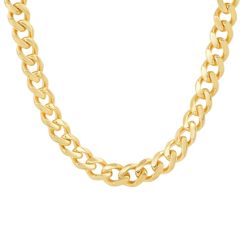 3.5 mm Gold Plated 18 3.5 mm Gold Plated 18" Curb Chain