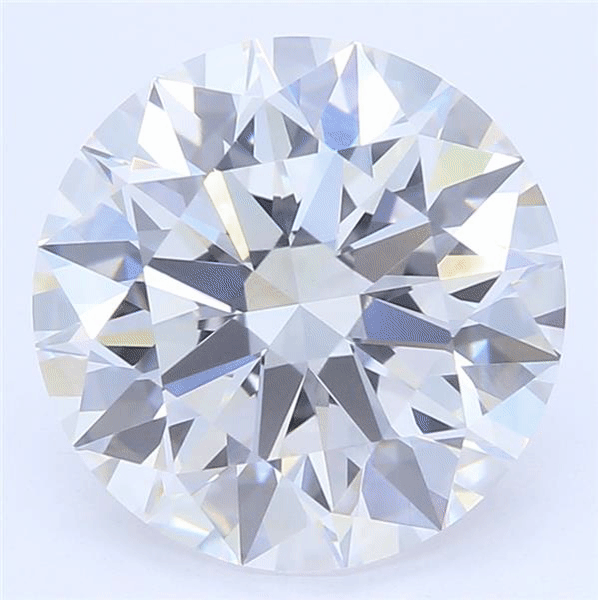 Lab Grown Round 2.52 Ct VVS2 F