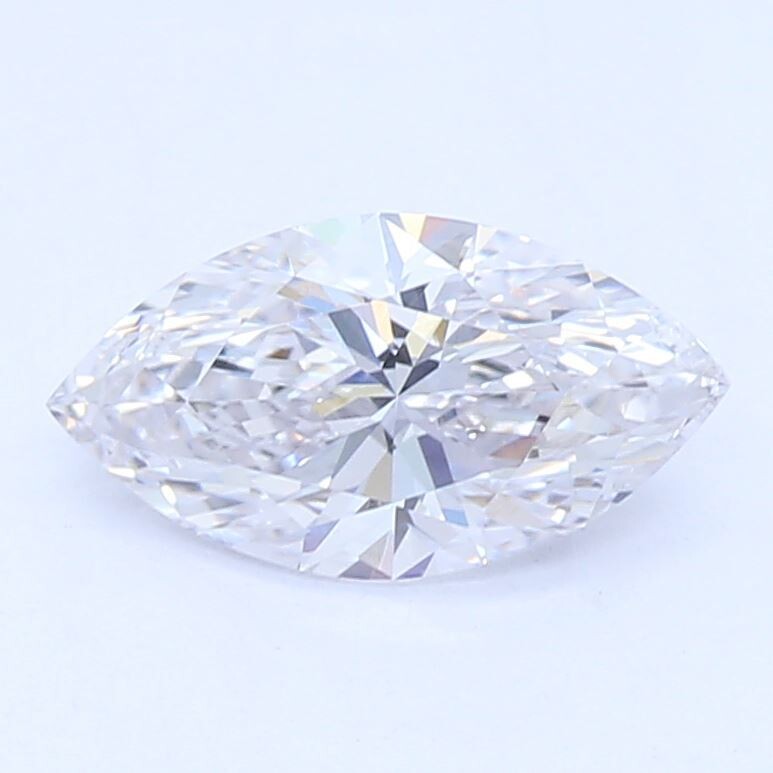 Lab Grown Marquise 0.5 Ct VVS2 F