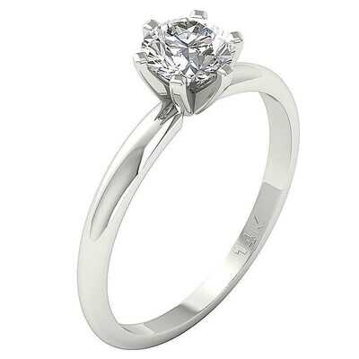 0.80 CT Solitaire Engagement Ring