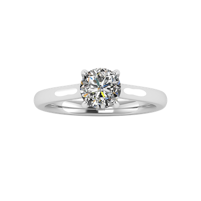 Amelia Cathedral Solitaire Engagement Ring Setting