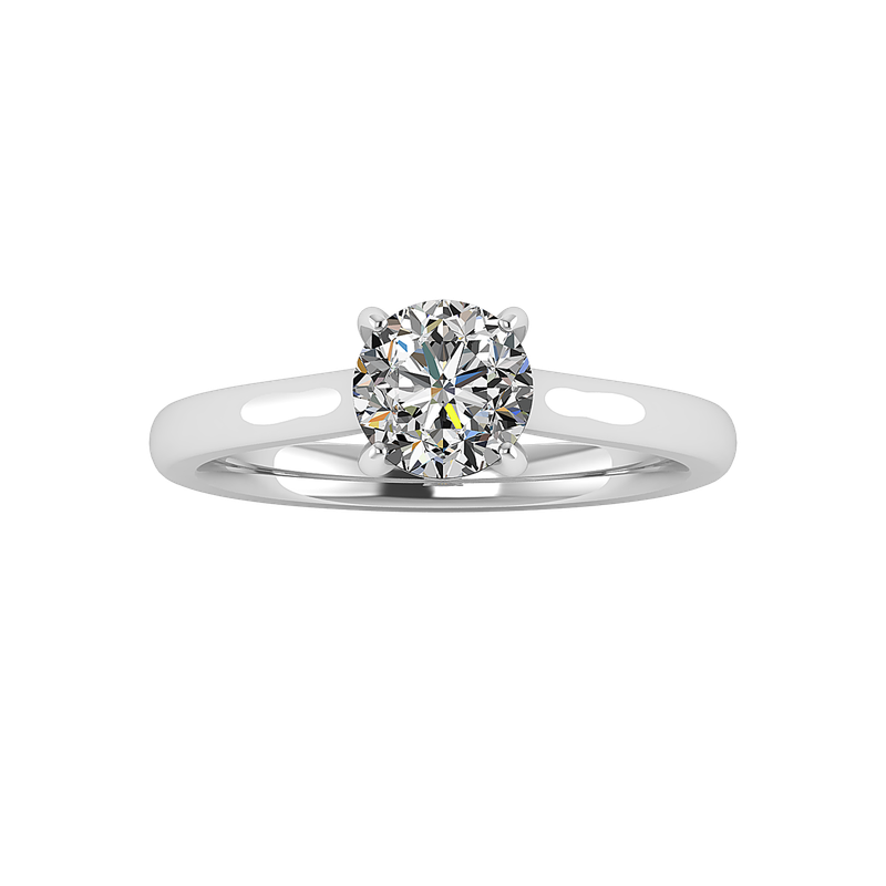 Amelia Cathedral Solitaire Engagement Ring Setting