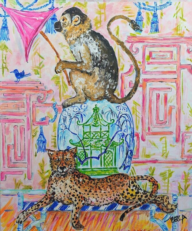 "The Monkey and the Leopard" by Becca Speight