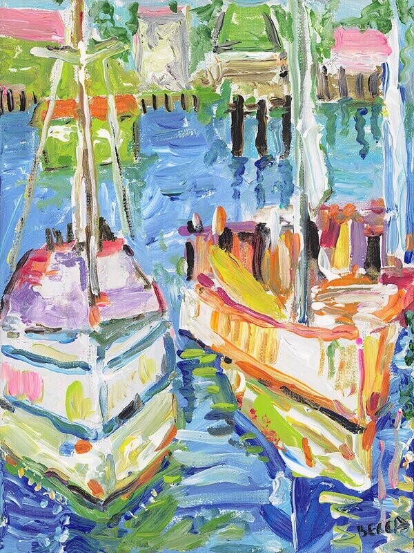 "Colorful Boat Duo" by Becca Speight