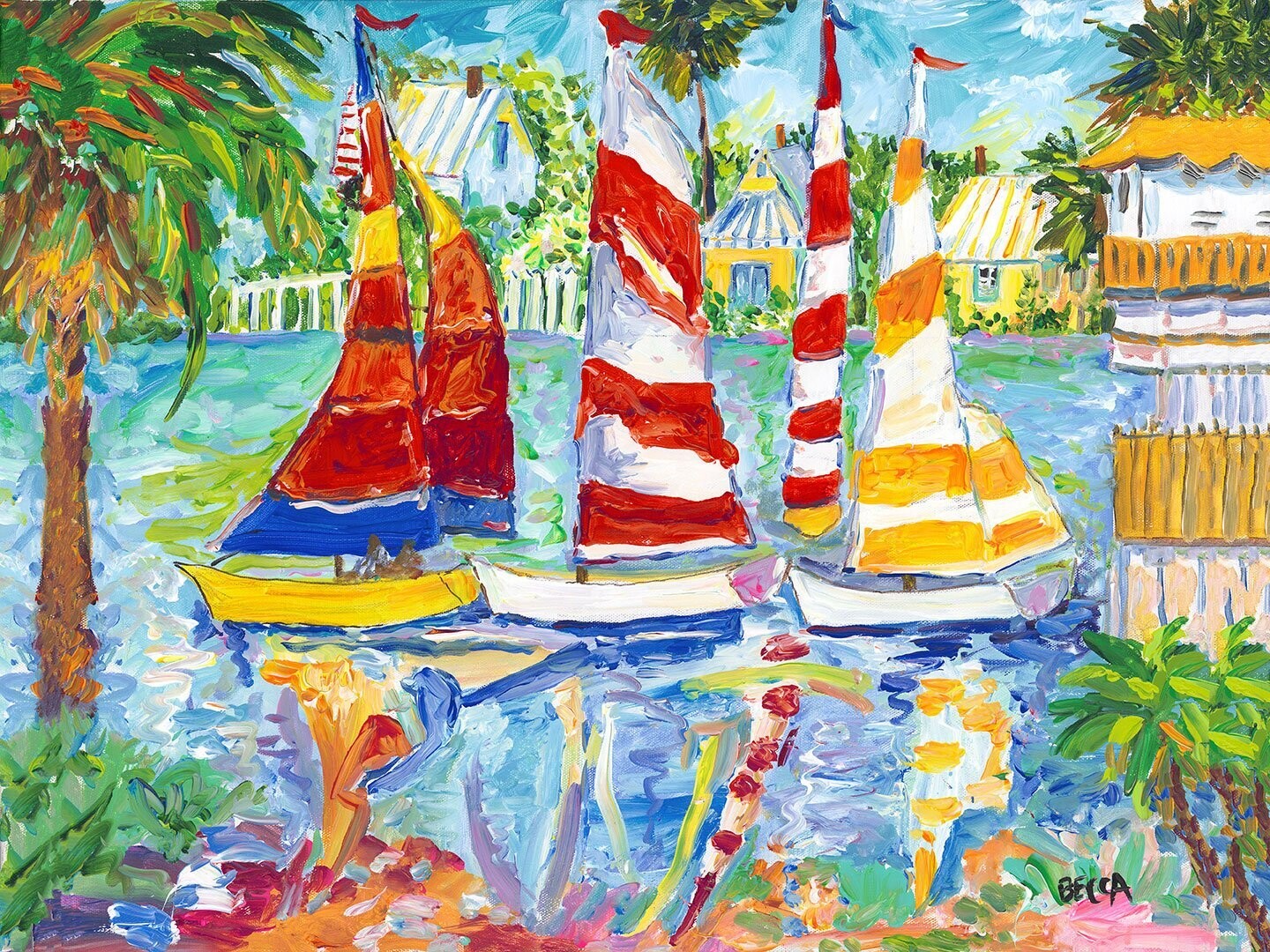 "Striped Sails" by Becca Speight