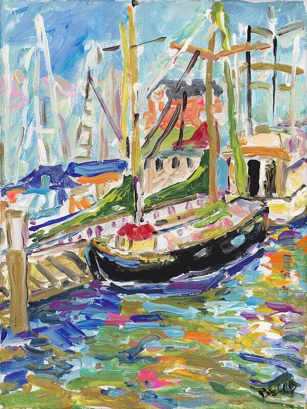 "Black Boat Resting" by Becca Speight