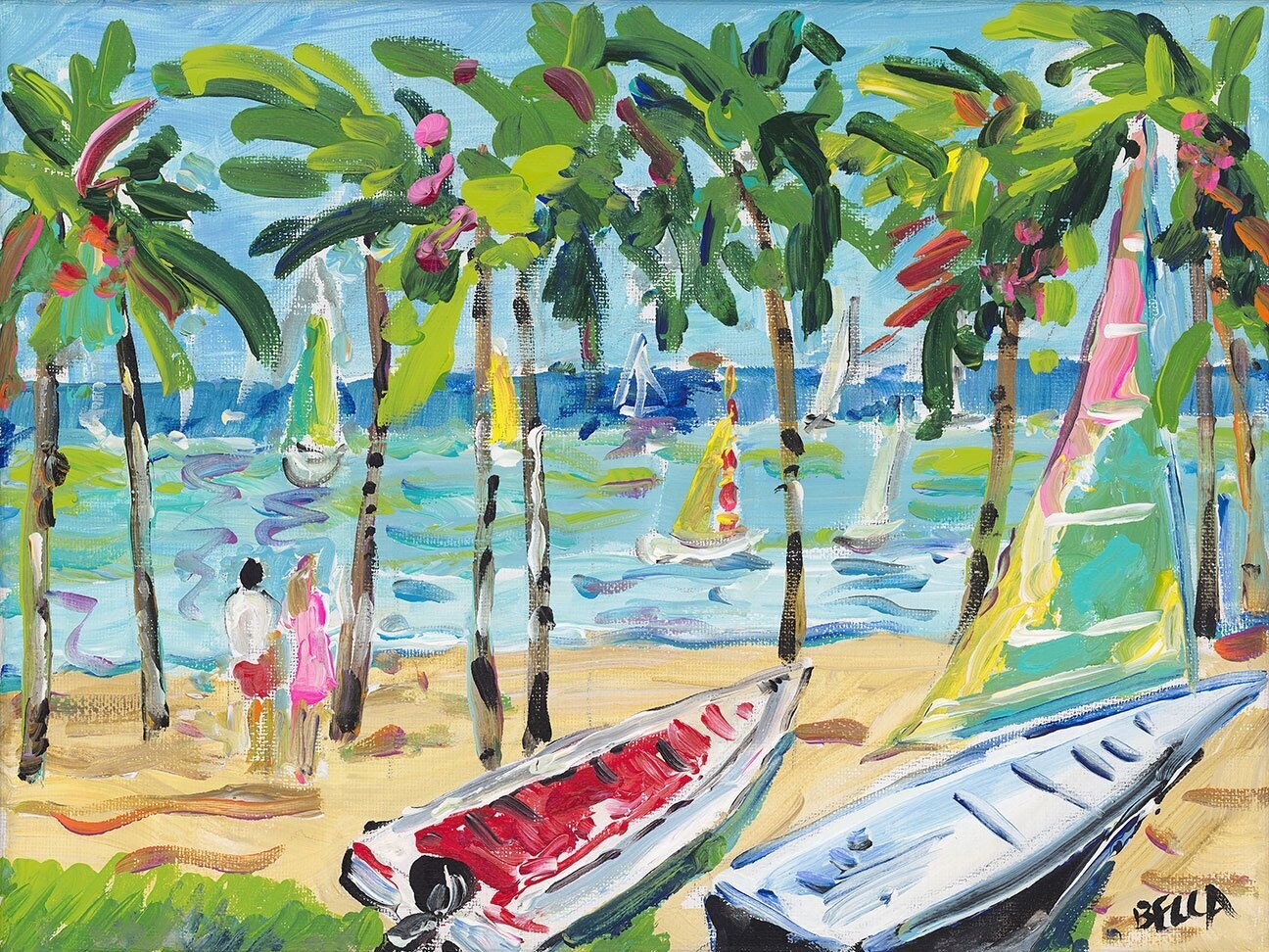 "Twin Beached Boats" by Becca Speight