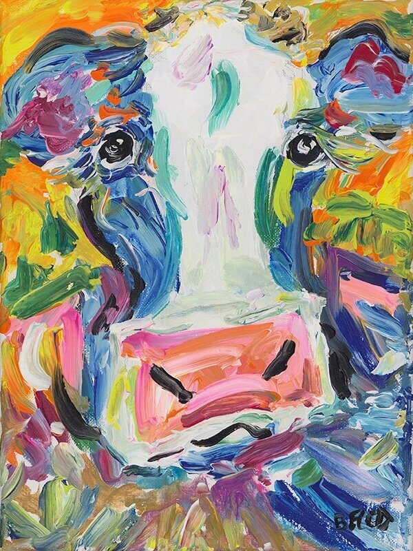 "Colorful Cow" by Becca Speight