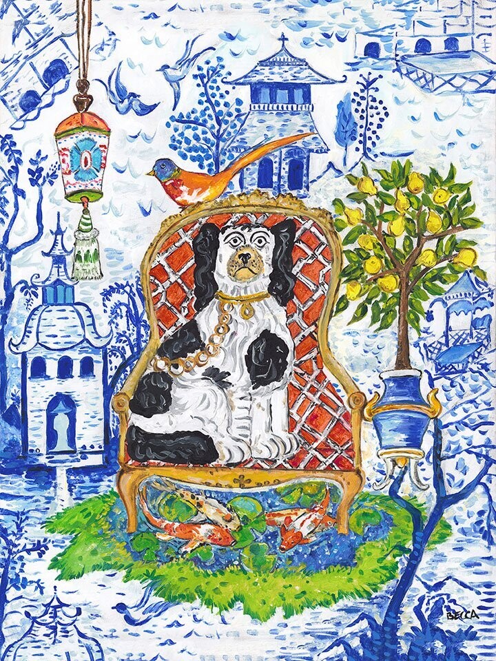 "The Blue Chinese Dog" by Becca Speight
