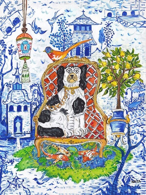 "The Blue Chinese Dog" by Becca Speight