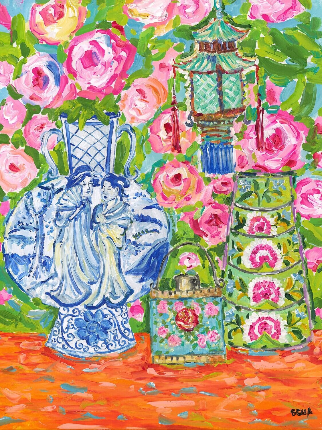 "Chinese Lantern Floral" by Becca Speight