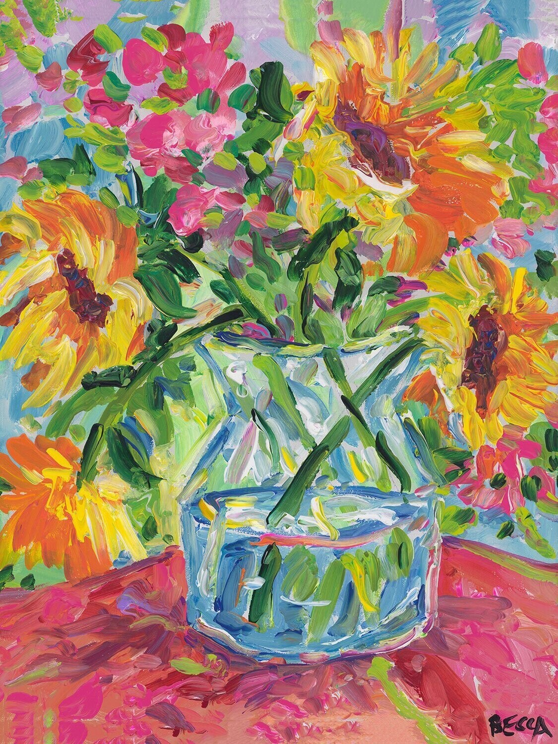 "Glass Vase Bouquet" by Becca Speight
