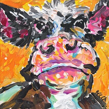"Colorful Cow" by Becca Speight