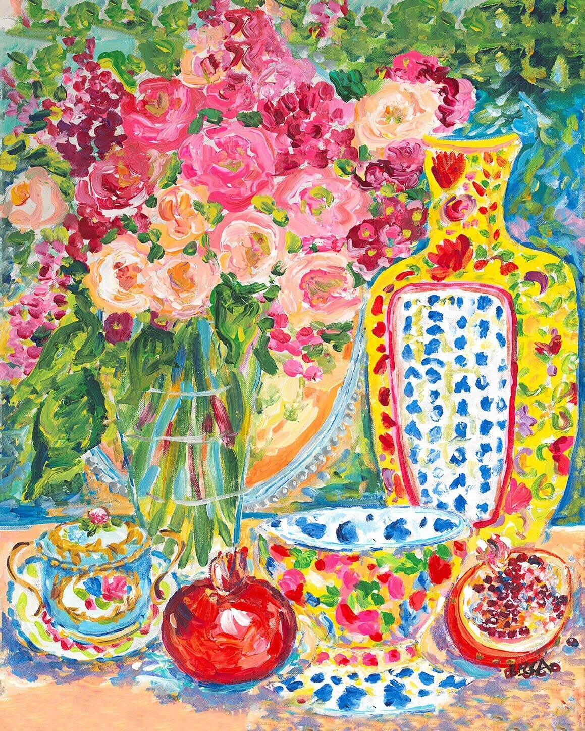 "Yellow Vase Floral" by Becca Speight