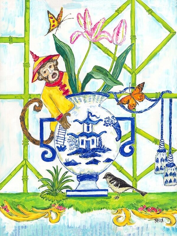 "Monkey in a Vase" by Becca Speight