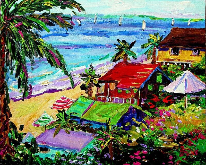 "Beach Cabanas" by Becca Speight
