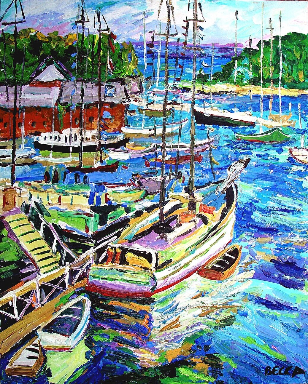 "Early Sailboats" by Becca Speight