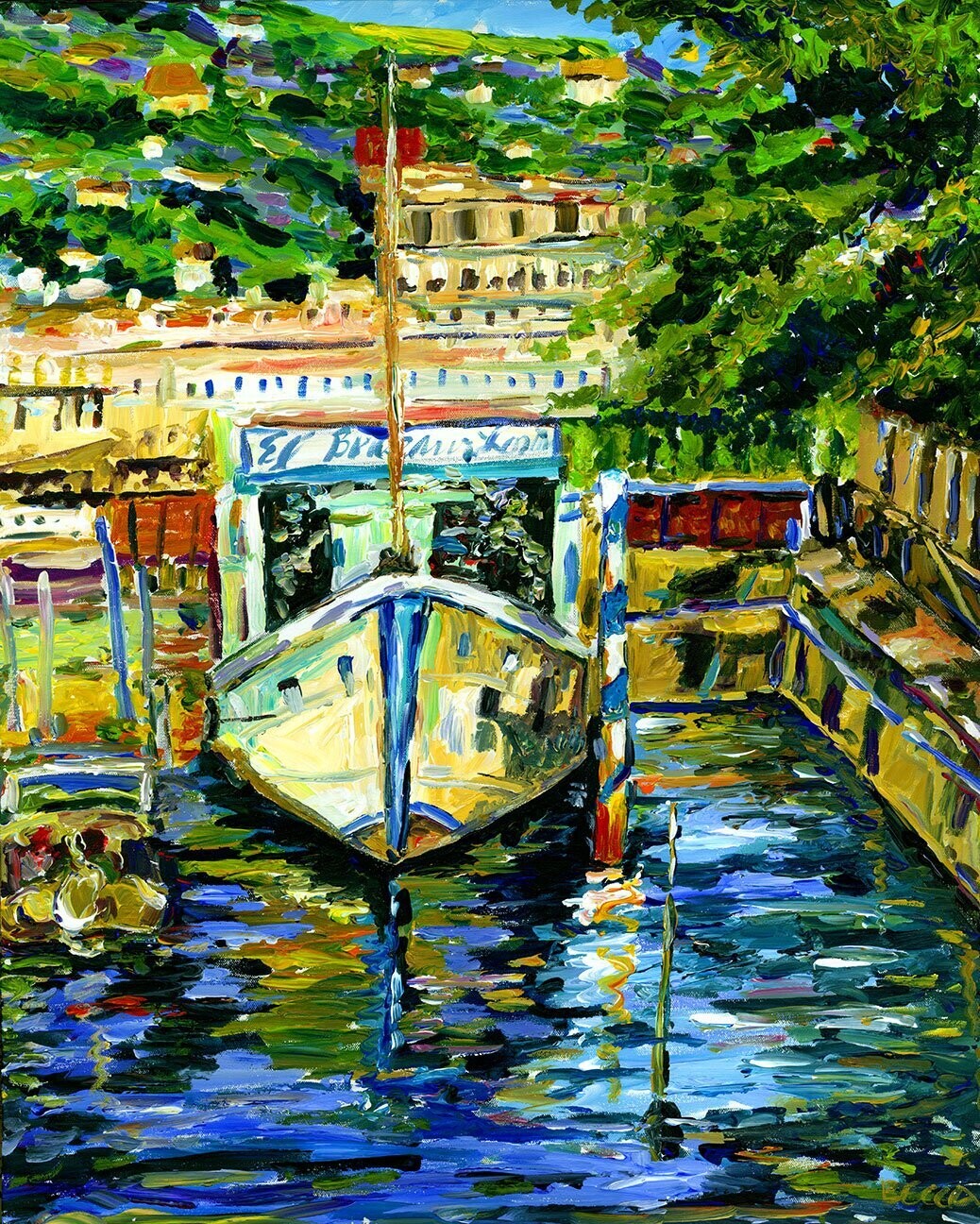 "Sailboat in Canal" by Becca Speight