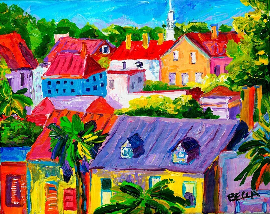 "Charleston Rooftops" by Becca Speight