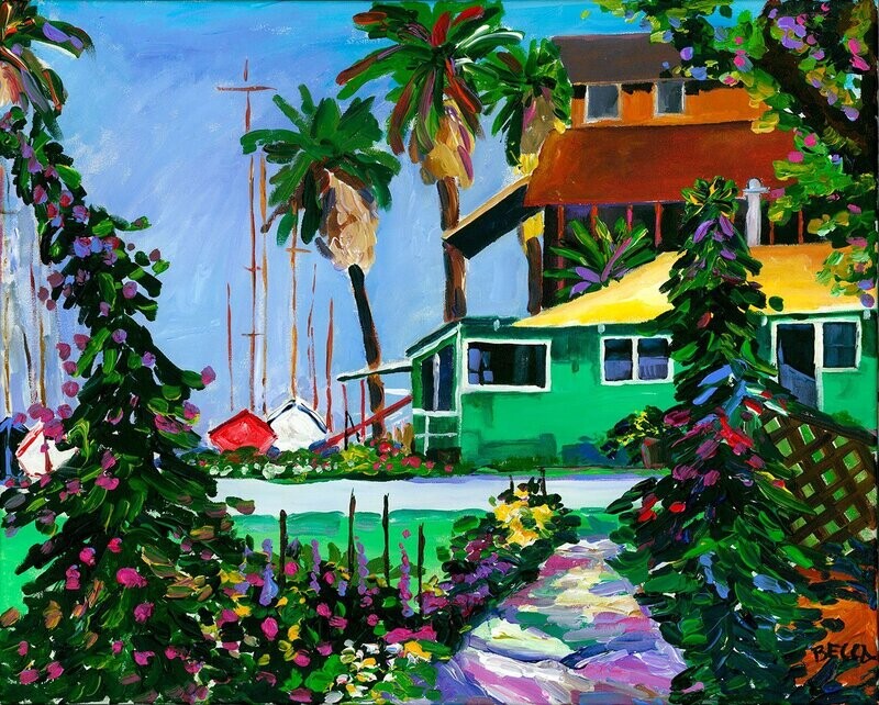"Green Yacht Club House" by Becca Speight