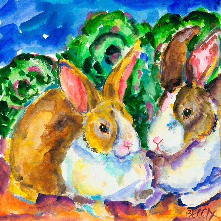 "Two Bunnies" by Becca Speight