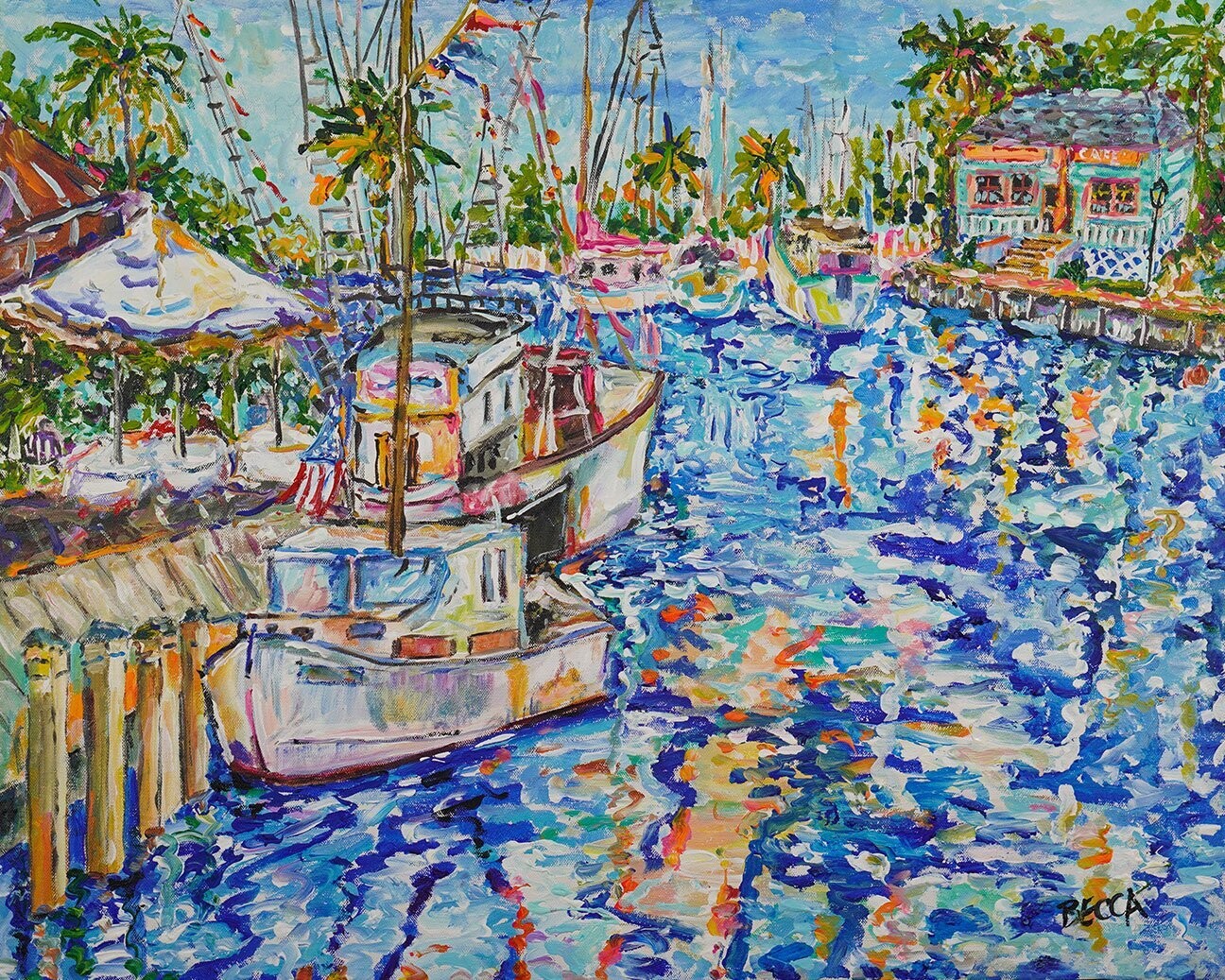 "Colorful Harbor" by Becca Speight