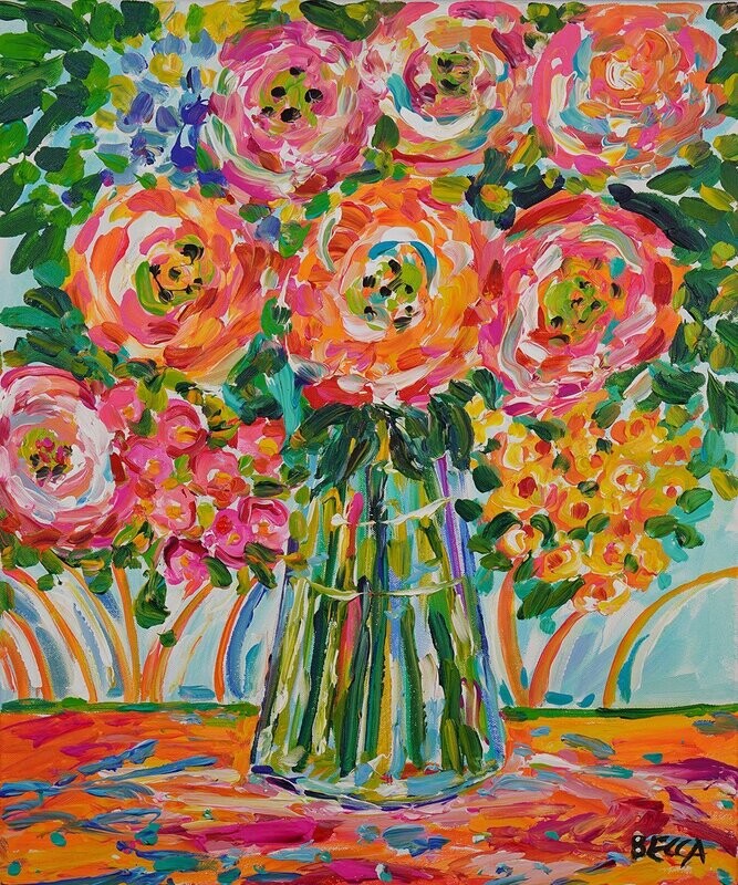 "Floral Vase" by Becca Speight