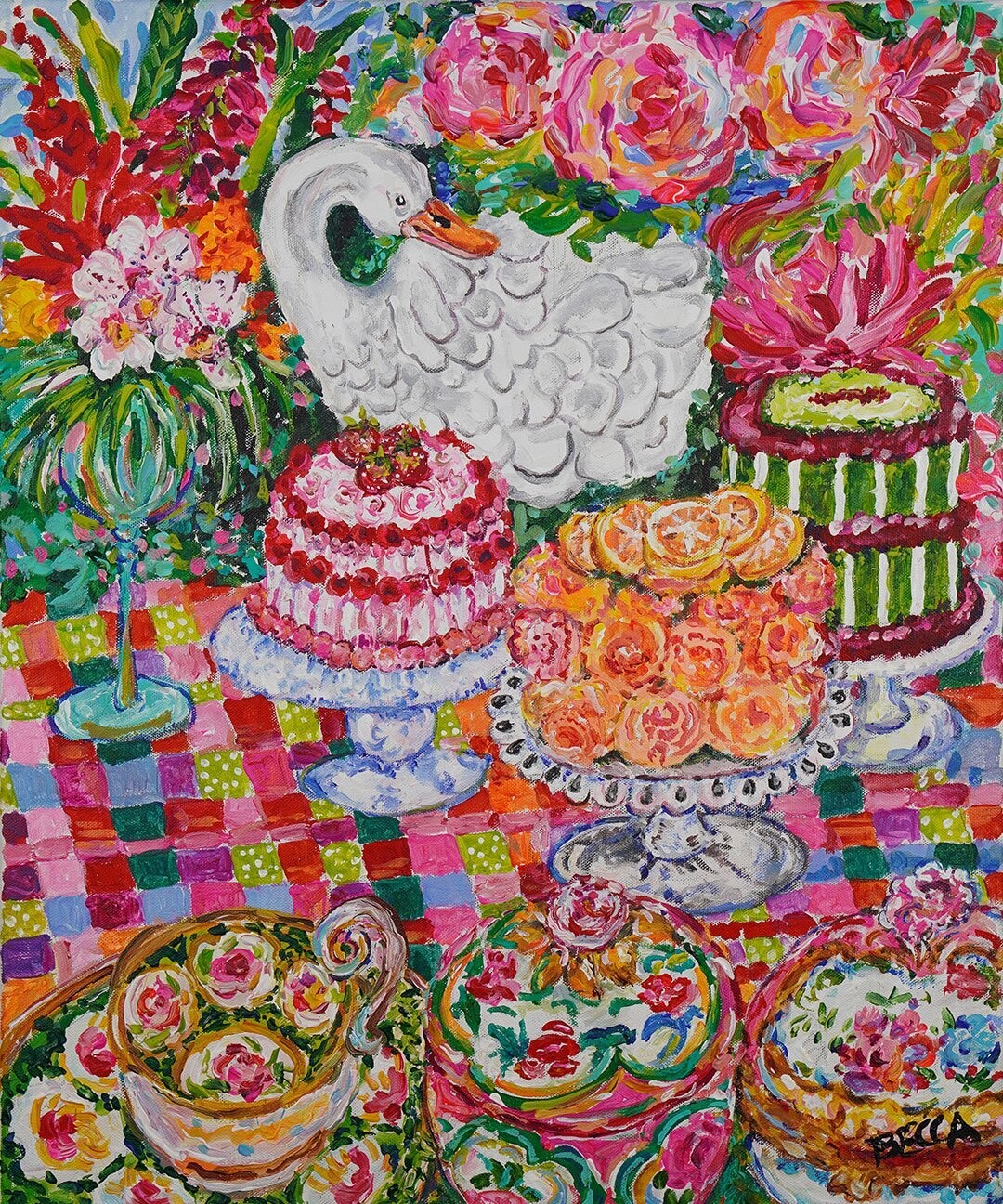 "Goose and Desserts Galore" by Becca Speight