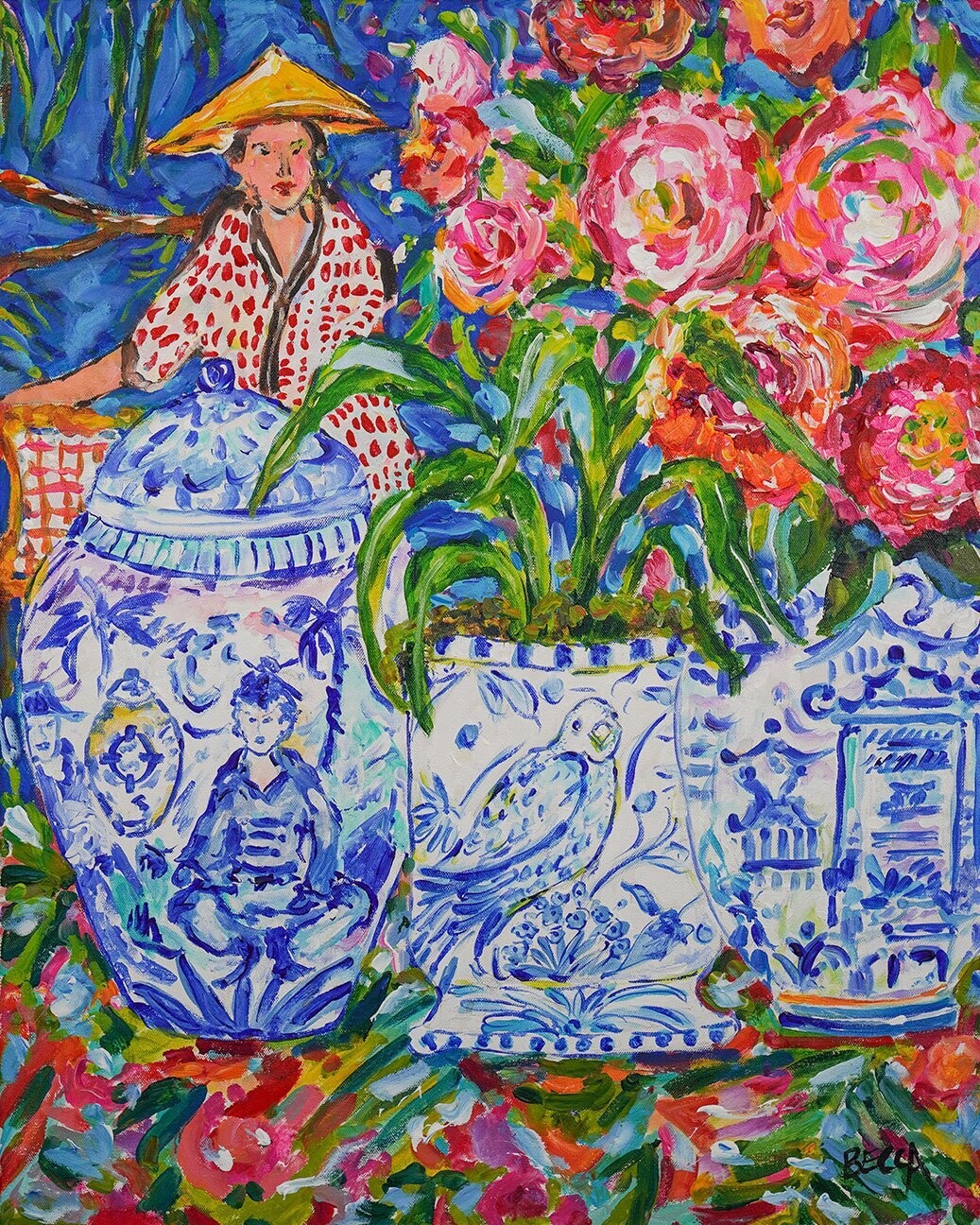 "Three Chinese Vases" by Becca Speight
