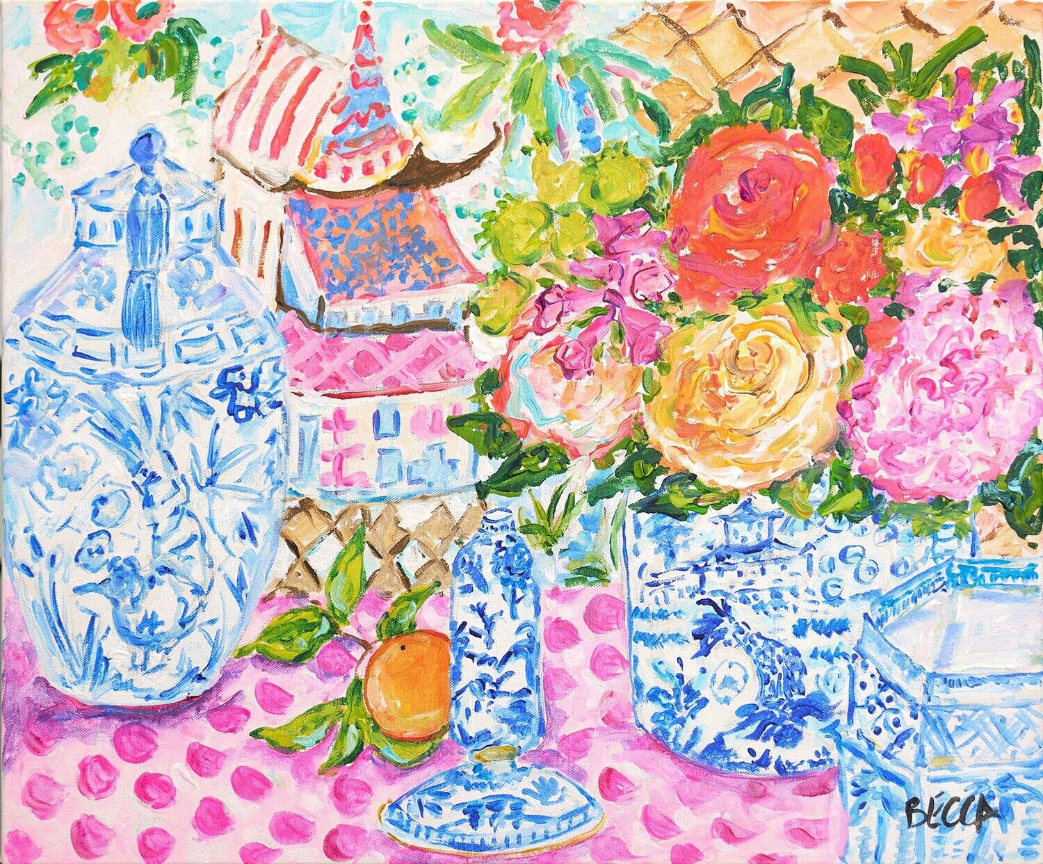 "Pagoda Floral" by Becca Speight
