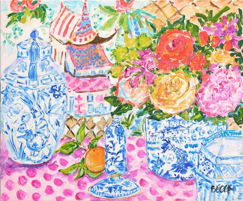 "Pagoda Floral" by Becca Speight