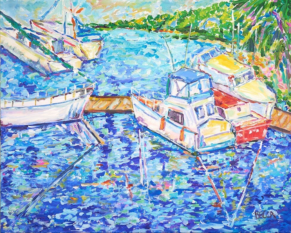 "Island Boat Slips" by Becca Speight