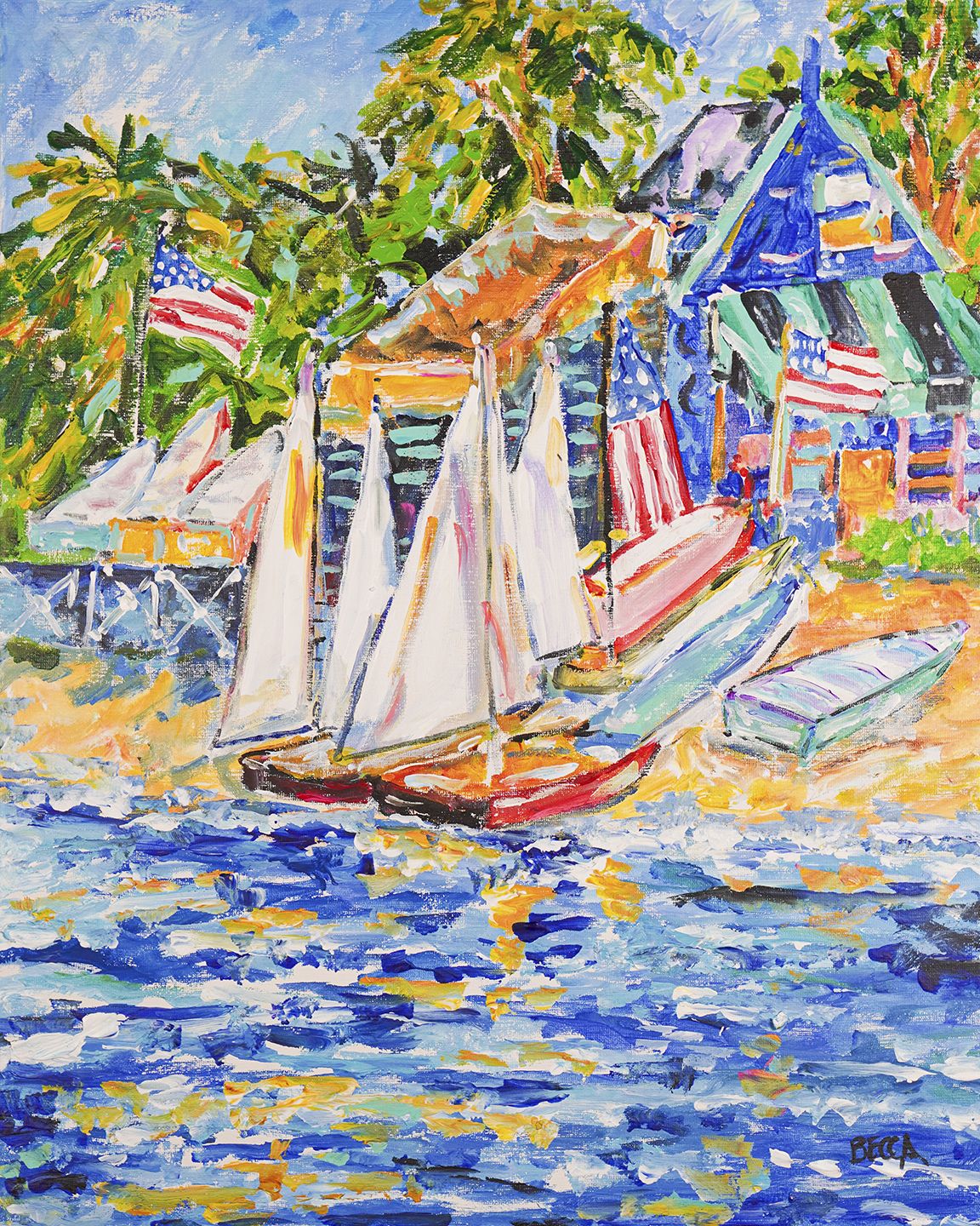 "Boats on the Shore" by Becca Speight