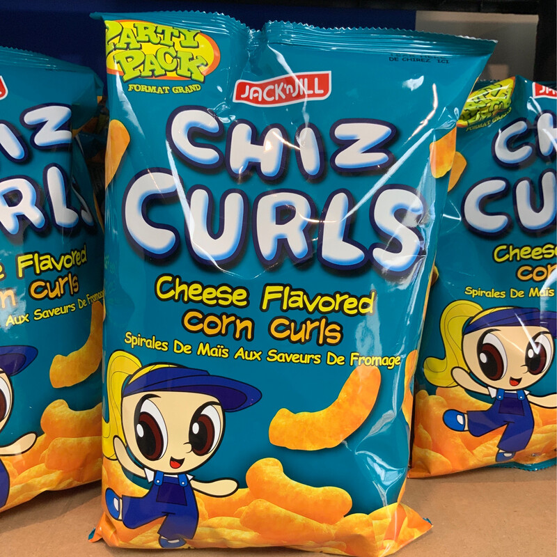 Jack and Jill - Chiz Curls - Cheese Flavoured Corn Curls