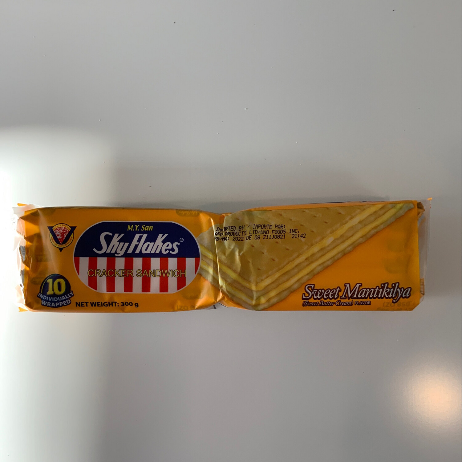 M.Y. San - Sky Flakes Cracker Sandwich - Sweet Mantikilya