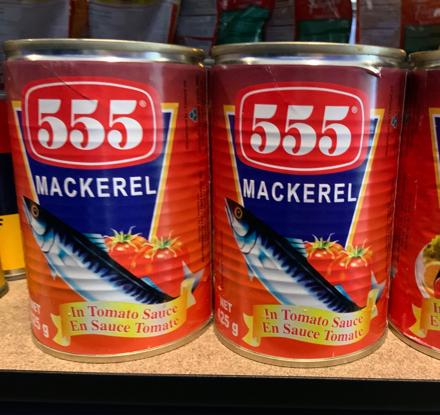 555 - Mackerel In Tomato Sauce