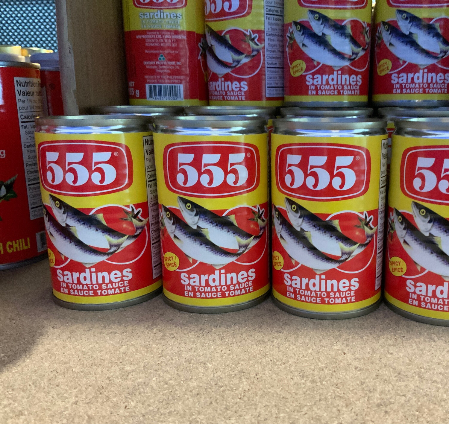 555 - Sardines in Tomato Sauce ( Spicy )