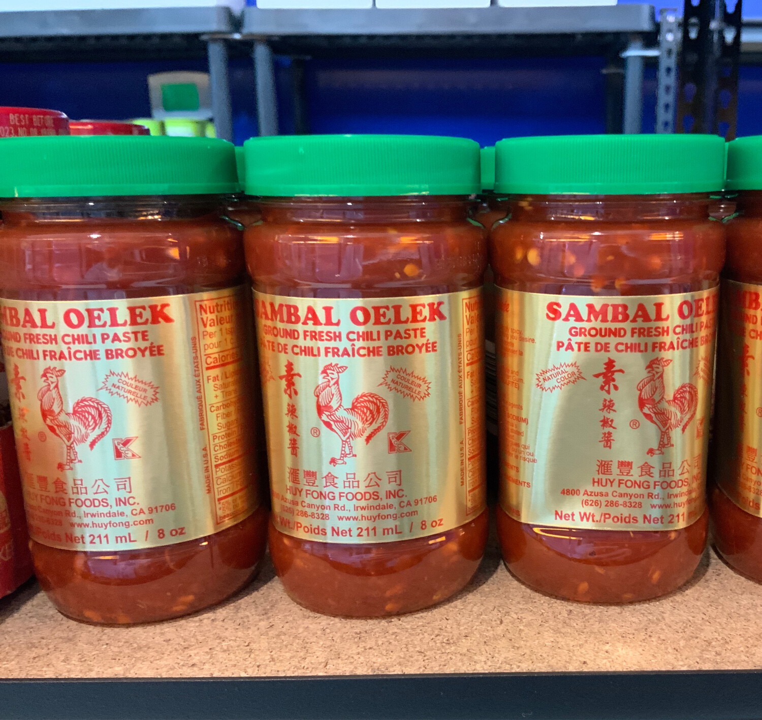 Sambal Oelek - Ground Fresh Chili Paste ( 211ml )