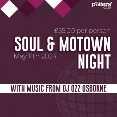 Soul & Motown Night - May 11th 2024
